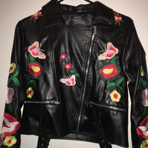 Detailed leather jacket. - Picture 5 of 5